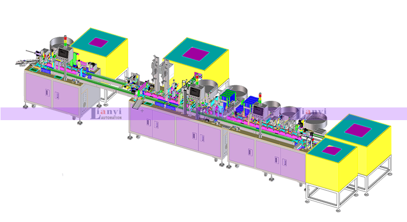 自動(dòng)化組裝焊接鎖螺絲生產(chǎn)線